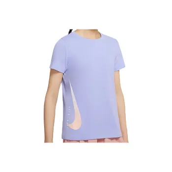 Nike T Shirts Women's Light Thistle Purple