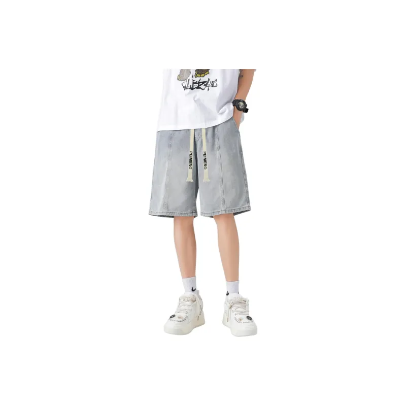 PEIMENG Denim Shorts Unisex-5