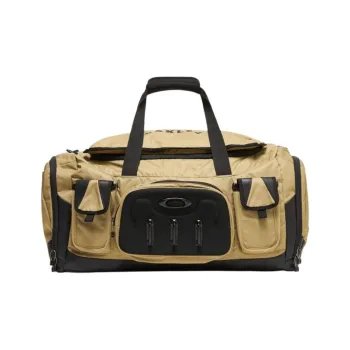 Oakley Waterproof Travel Bag Unisex Khaki & Black
