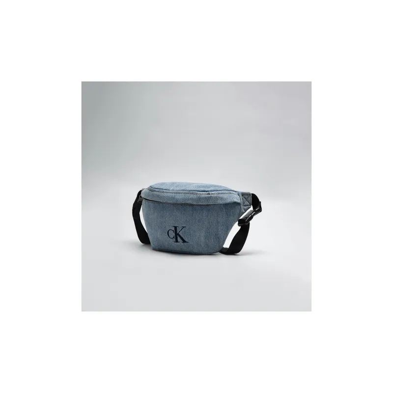 CALVIN KLEIN Fabric Fanny Pack Medium Size Men's Denim Light Blue-1