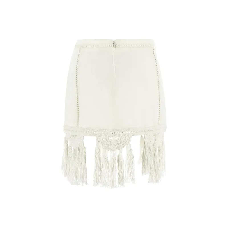 ISABEL MARANT ETOILE Sandra Fringed Skirt-1