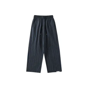 KM Casual Pants Unisex Black Blue