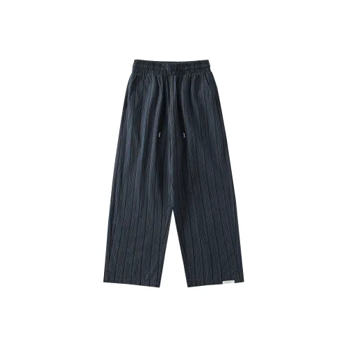 KM Casual Pants Unisex Black Blue