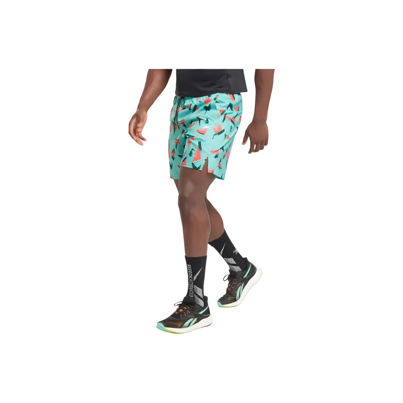 Reebok CYCLED Collection TS SPEED AOP SHORT Casual Shorts Men's Green-0