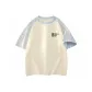 Apricot & Light Blue