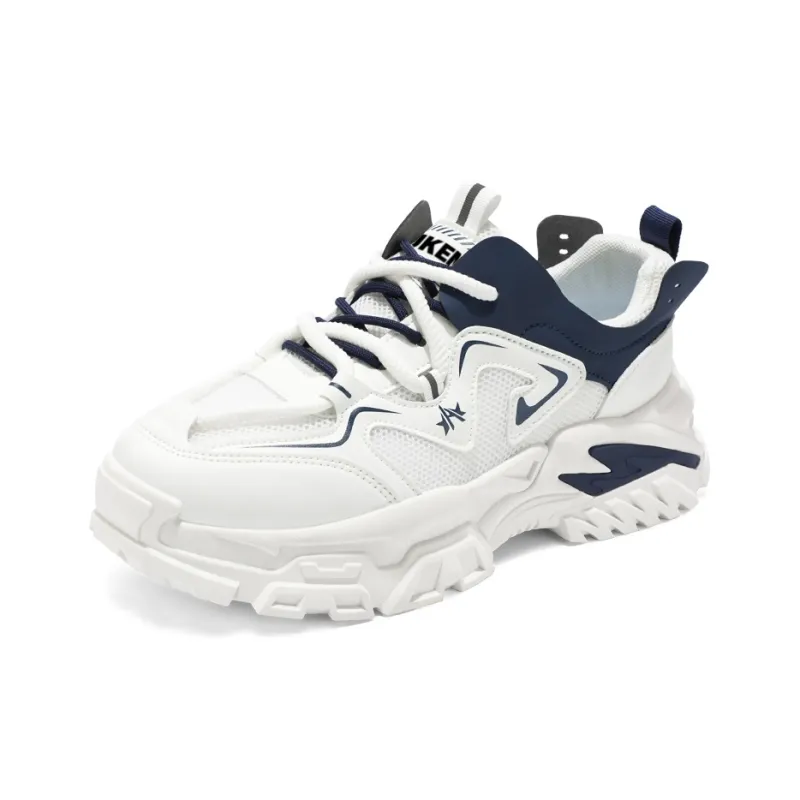 JKEM Slip Resistant, Breathable, Height Increasing Low Top Chunky Sneakers Men's-1