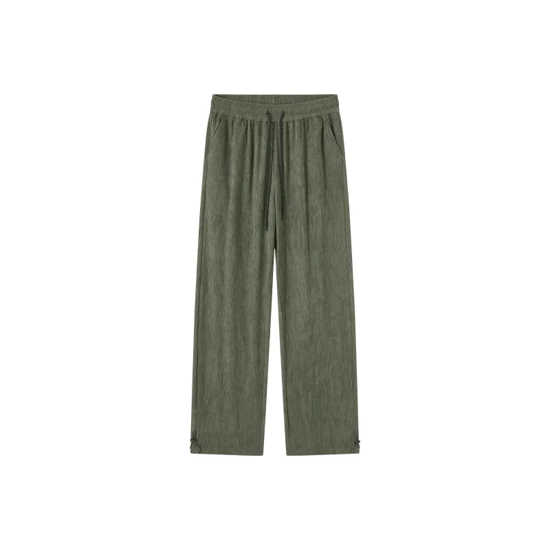 DEERWAY Casual Pants Unisex Burgundy-6
