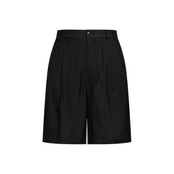 GIORGIO ARMANI Wide Leg Bermuda Shorts