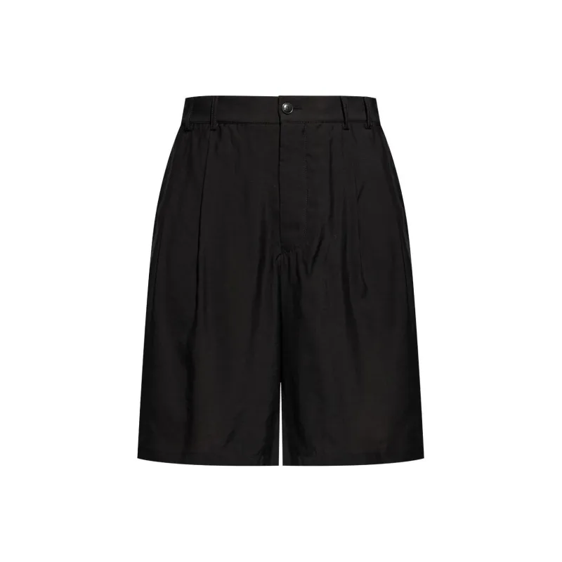 GIORGIO ARMANI Wide Leg Bermuda Shorts-0
