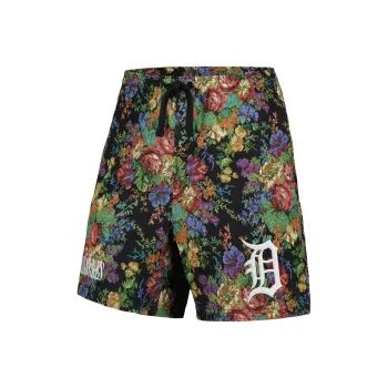 MLB Detroit Tigers PLEASURES Casual Shorts Men's Black