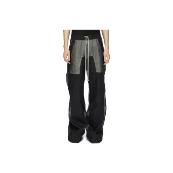 RICK OWENS Wide Leg Drawstring Trousers