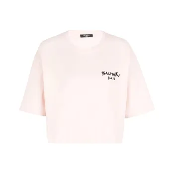 BALMAIN Crop Tops Women's Pink