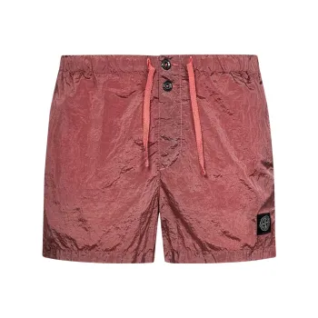 STONE ISLAND Casual Shorts Men Red