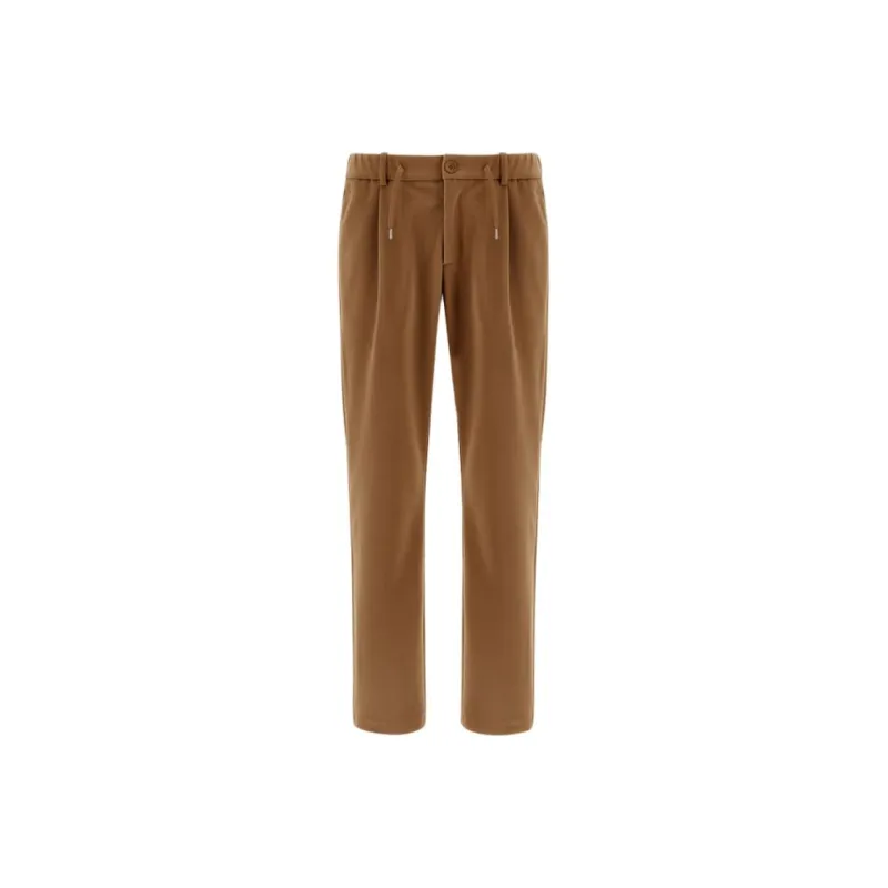 HERNO Drawstring Pleated Trousers-0