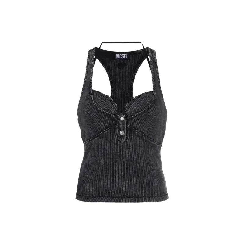 DIESEL Tank Tops Women's Black-0
