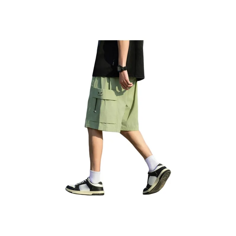 Warrior Huichao Riding The Wind Collection Cargo Shorts Unisex-5