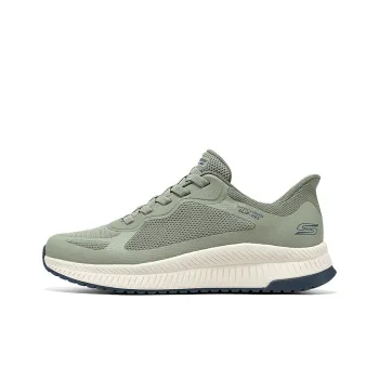 Skechers BOBS SQUAD Anti Slip Wear Resistant Low Top Casual Shoes Men's Green