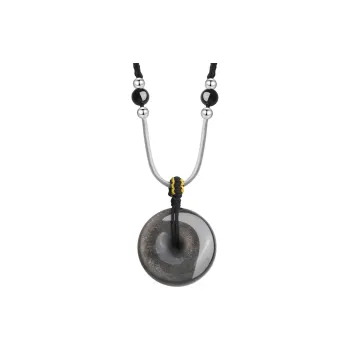 Lao Feng Xiang Obsidian Necklaces Unisex