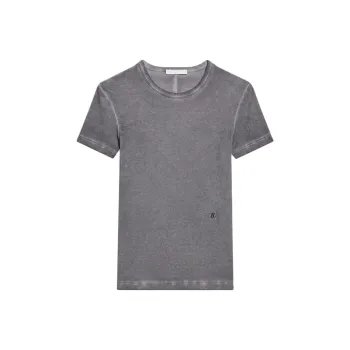 Helmut Lang Garment Dyed Shrunken T Shirt