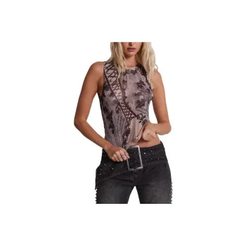 Jaded London Tank Top Women's Nude Gray