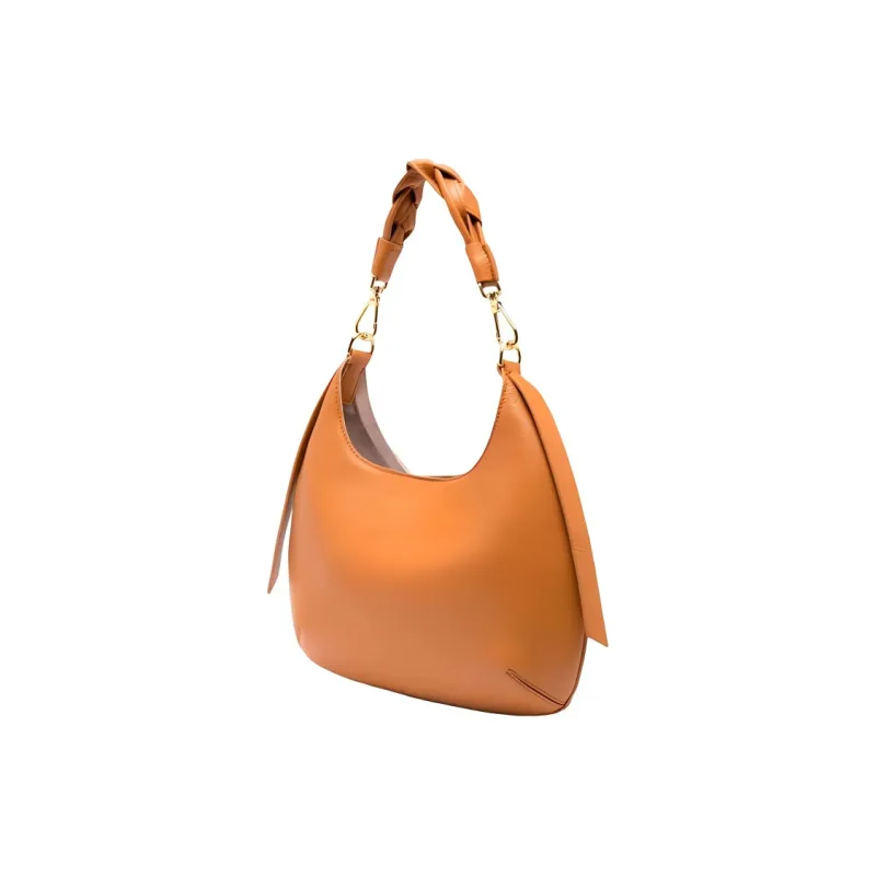 COCCINELLE Cow Leather One Shoulder Handbags Medium Size Women's Chili Pink Yellow-2