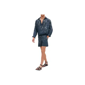 HERMES Swimming Shorts Men's Blue