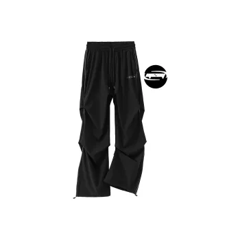 UPZCY Casual Pants Unisex Black