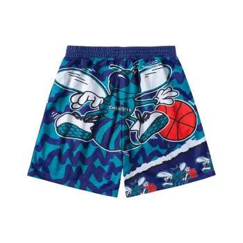 Mitchell Ness Basketball Shorts Men Blue