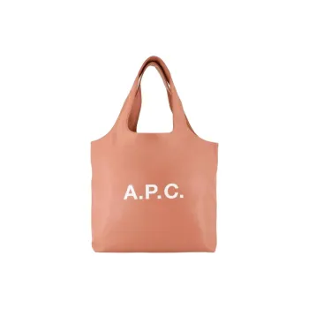 A.P.C NinonGenève Polyurethane Tote Bag, Shopping Bag, Handbag Women's Pink