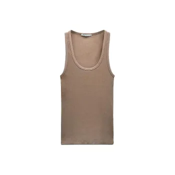 ZARA Tank Tops Women's Khaki