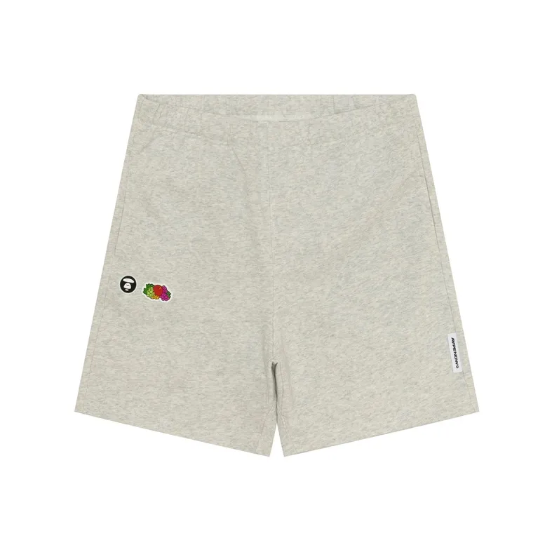 Aape x FRUIT OF THE LOOM Casual Shorts Men's Gray-0