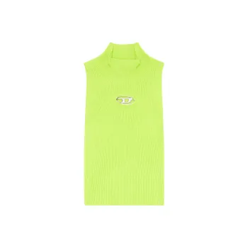 DIESEL M Onervax Logo plaque Mock neck Top
