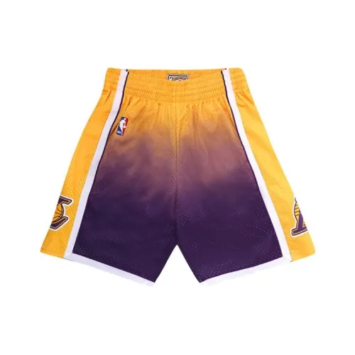 Mitchell & Ness Basketball Shorts Enge Men's Purple Gold