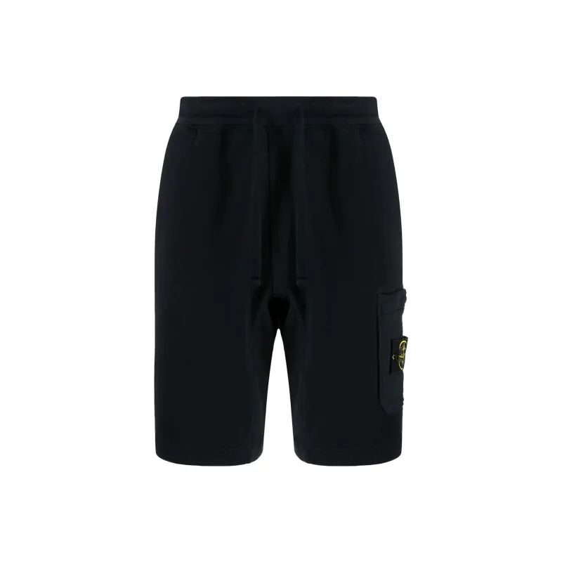 STONE ISLAND Sports Shorts Men Black-0