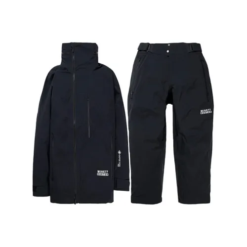 BURTON MINE 77 Series SS24 GORE-TEX 3L Ski Suit Sets Unisex Black