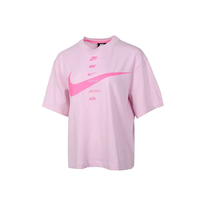 Nike Set in Sleeve T Shirt Women's Foam Pink-0