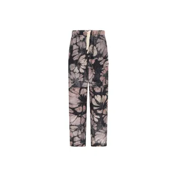 DRIES VAN NOTEN Allover Floral Printed Drawstring Trousers