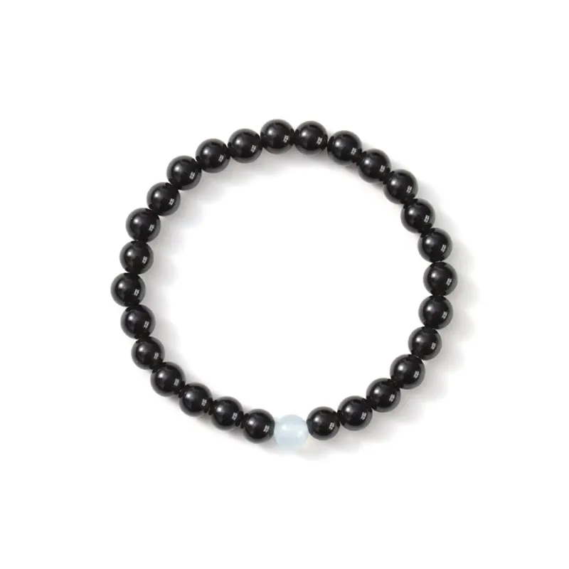 MIDNIGHT MOMENT Obsidian Bracelets Unisex-0