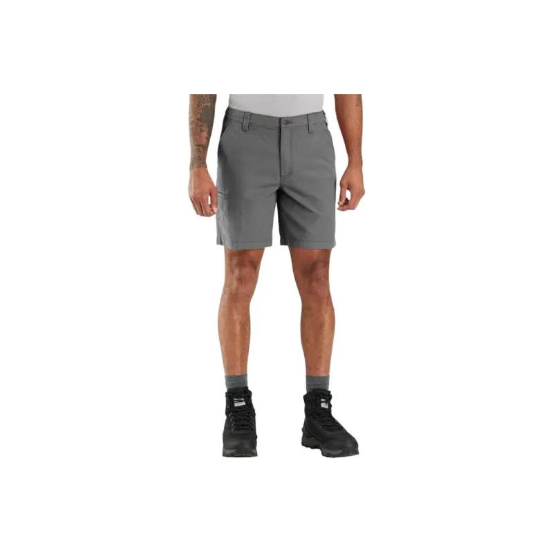 Carhartt 105841 RUGGED FLEX Collection CANVAS WORK SHORT Casual Shorts RELAXED FIT Men's Steel-0