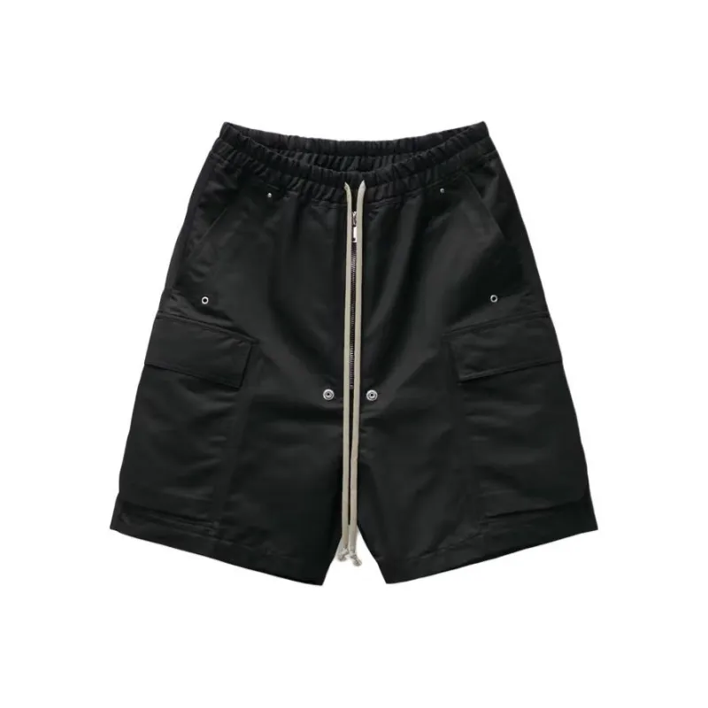 RICK OWENS Drawstring Cargobela Shorts-0
