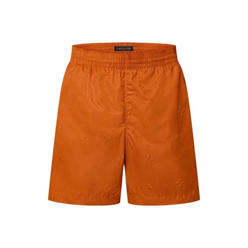 LOUIS VUITTON Monogram Nylon Swim Board Shorts-0