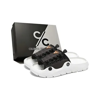 Colorful Creations EVA Cut Out Cushioning Antibacterial Slip Resistant Abrasion Resistant Slide Slippers Unisex