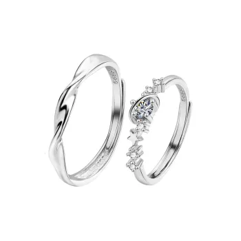 DAWO 999 Fine Silver Rings Unisex