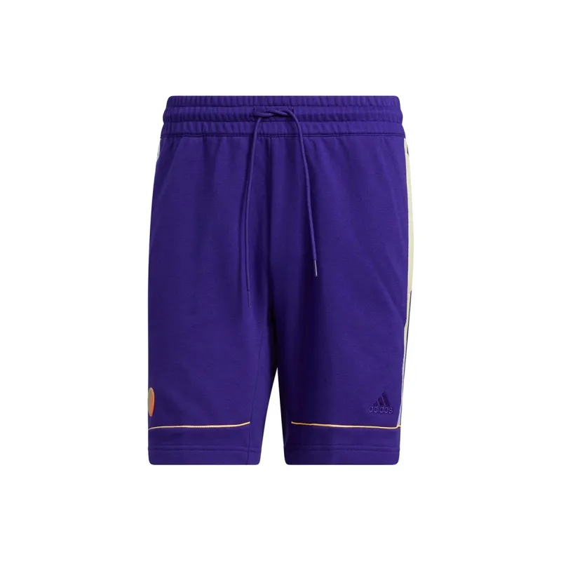 Adidas Sports Shorts Men Blue Purple-0