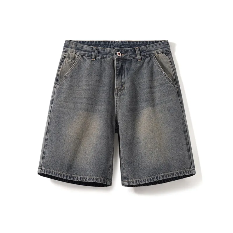 JUCY JUDY Denim Shorts Unisex Vintage Blue-0