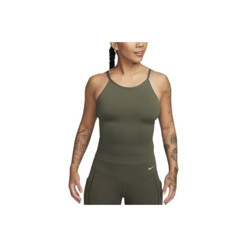 Nike Tank Tops Women's Olive Green