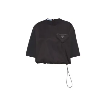 PRADA Crop Tops Women's Black