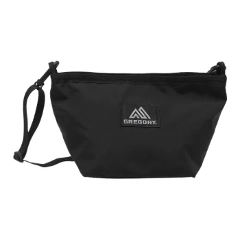 GREGORY Nylon Shoulder Bag, Crossbody Bag Regular Unisex Black