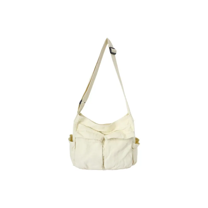 G FAVOR Canvas Shoulder Bag Regular Unisex Multicolor-4