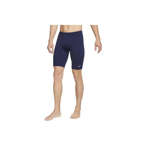 Nike Swim Solid Swimming Shorts Men's Deep Navy Blue